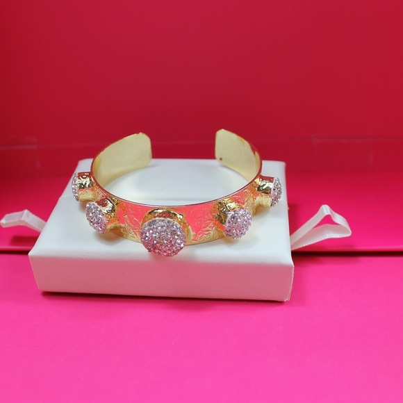 J27 - BOGO 50% olArm candy blue beaded t plated Bracelet - Picture 5 of 7